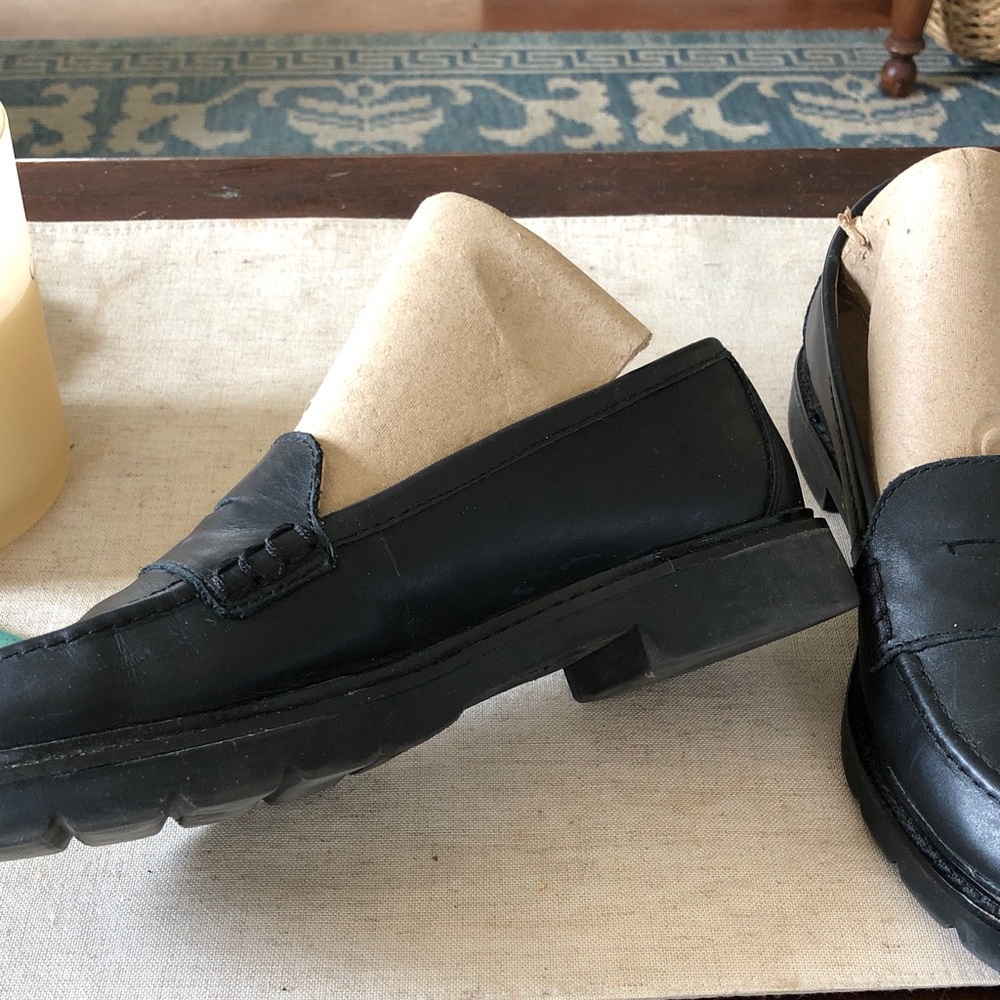 Rockport Black Leather Penny Loafers for Women - Picture 7 of 9